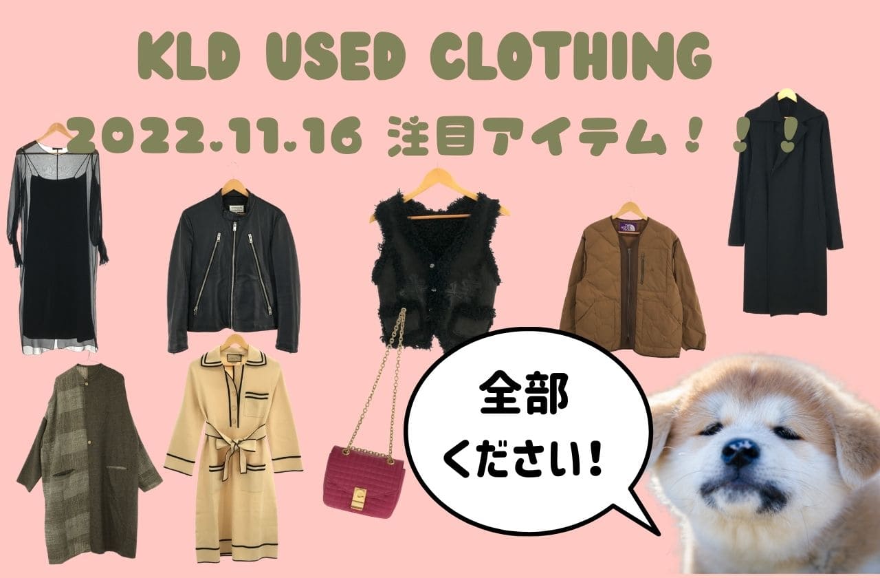 【KLD】11月16日発売の新商品をご紹介！【Y’s / GUCCI / CHROME HEARTS / THE ROW / ISABELLA STEFANELLI…】